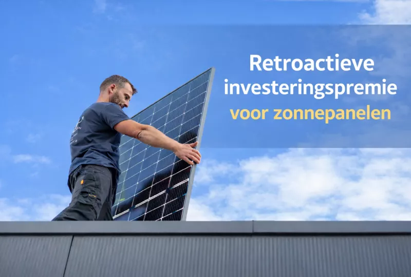 Afbeelding retroactieve investeringspremie voor zonnepanelen 